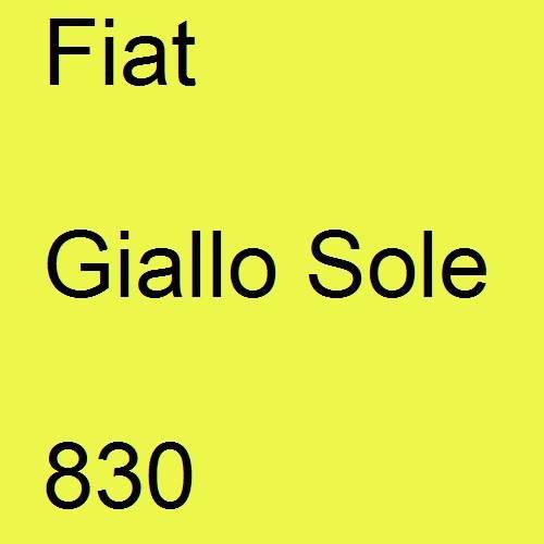 Fiat, Giallo Sole, 830.